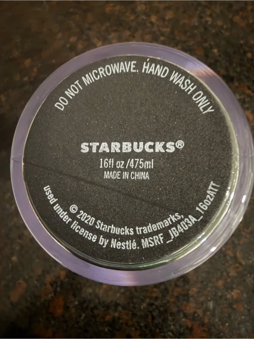 Starbucks travel holiday tumbler 16 oz
